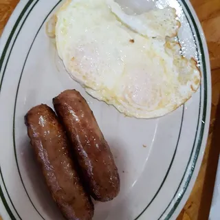 Sausage and Eggs Plate Breakfast