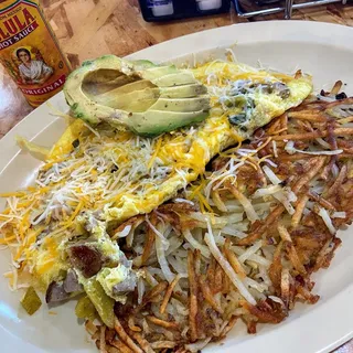 Spicy Omelette Breakfast