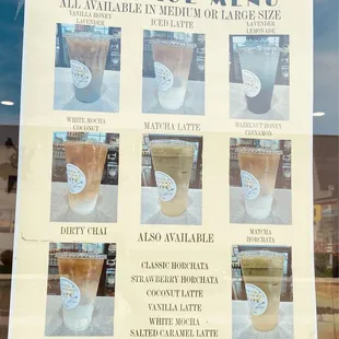 Different unique options.