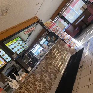 The front register and menu