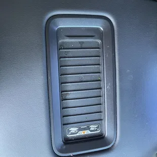 Top of center console ‍