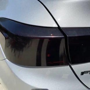 Taillights aren't wiped &amp; still have dirt