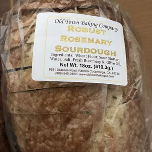 Old town baking co - rosemary sourdough