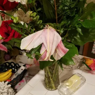 I ordered flowers for my wife for Valentine's Day and dies the next day.