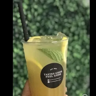 Cucumber  mint lit tea