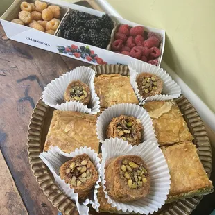 food, donuts, dough desserts