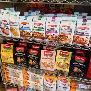 The sweet and savory section