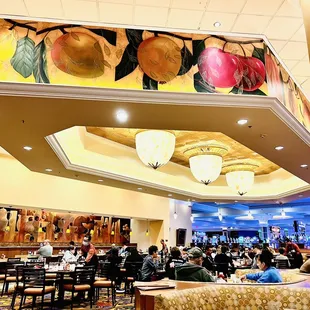 people eating in a restaurant