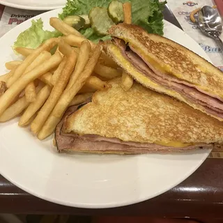 Grilled Black Forest Ham & American Cheese