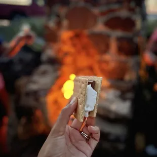 S'more at the fire pit