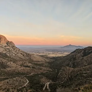 View on top of the peak