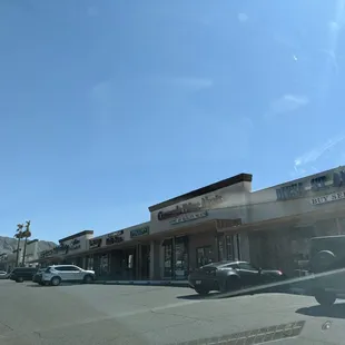 outside