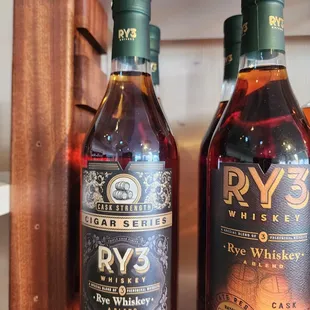 RY3 Rye Whiskey Cigar Series.