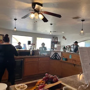 Enjoying the Tasting Room