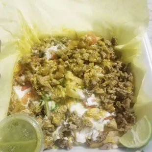 Smothered Carne asada fries...  12.86.....  Still good,  but i Miss the days you got a way bigger portion For 6$.