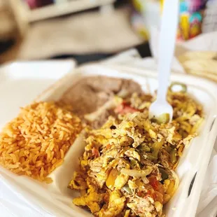 Machaca Breakfast Plate