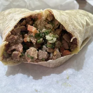 Carne Asada Burrito
