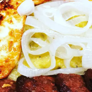 Mangu y queso frito