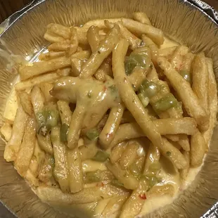 Fries Con Queso