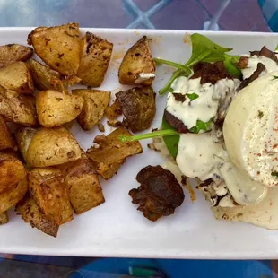 Braised Mushroom Benedict