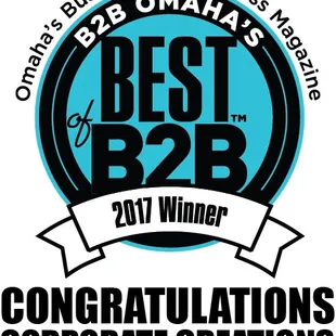2017 Promotional Product Distributor Business to Business Omaha winners!