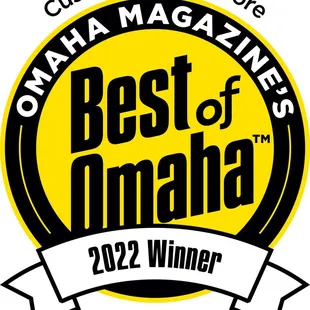 2022 Best of Omaha Winner for for custom t-shirts - Corporate Creations