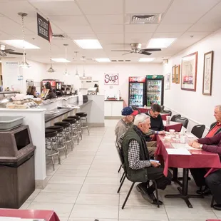 diners sitting at tables