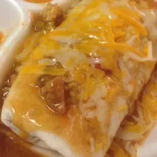 Smothered Breakfast Burrito - the BEST! $3.71