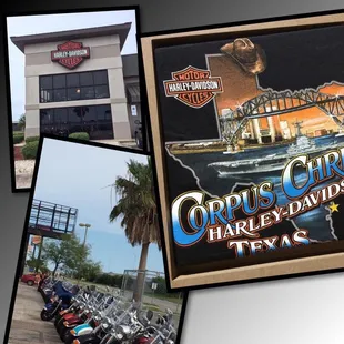 Exterior of the property and logo tee