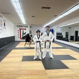 Master Sensei Leo Sifuentes and some students