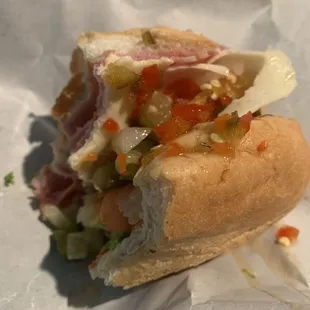 a sub sandwich