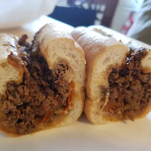 Filled to the brim with steak!