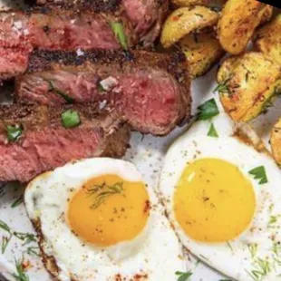 Steak &amp; eggs!  Served all day
