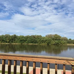 On the river, pretty!