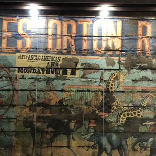 Original circus poster.    Detail is incredible