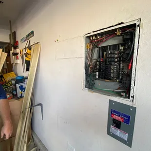 After all is complete, put cutout back in