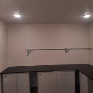 After outlets installed