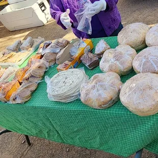 Bakery goodies for lots of carb loading.