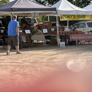 a man in a blue shirt