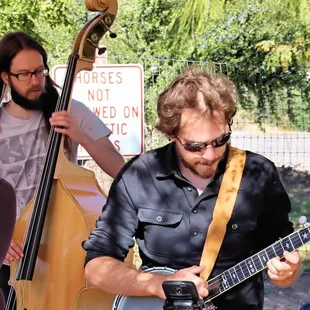 Band Playing.  Corrales Grower's Market.  Various dates.