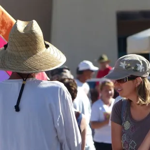 Crowds.  Corrales Grower's Market.  Various dates.