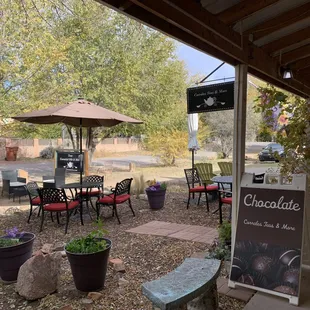 outdoor seating