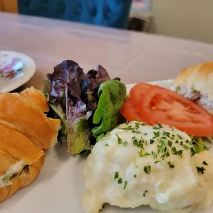 a plate of food