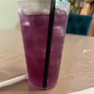 Blueberry lavender ice tea!
