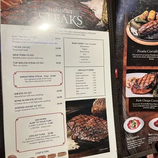 the menu