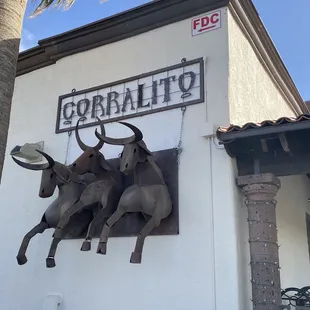 a close up of the sign