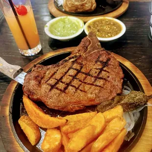 T-Bone steak. I love it.