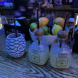 Mango margarita and Paloma