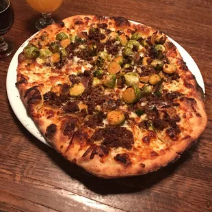 Brussel Sprout Pizza