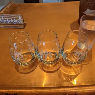 Tasting glasses